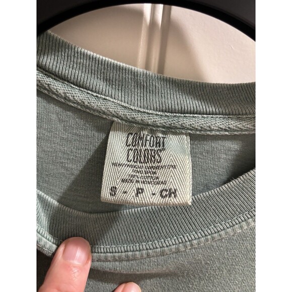 Comfort Colors Green Adult Unisex Small “Neverland” T-Shirt Tee - Picture 3 of 4